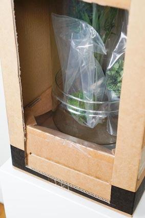 Unser Produkt wird in einer umweltfreundlichen Verpackung geliefert, die gleichzeitig robust ist.