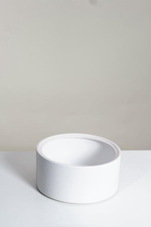 CERA Keramikschale weiß (Höhe: 9 cm) für Flaschengärten - GREENERY living